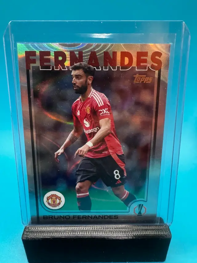Bruno Fernandes UEFA Club Champions Rain Drops Parallel Manchester United
