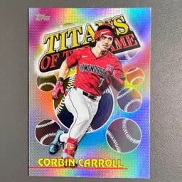 Corbin Carroll (Arizona Diamondbacks) 2026 Topps Series One Titans Of The Game Insert