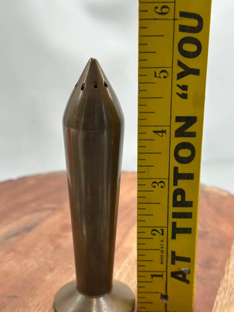 Antique Vintage Dirigold Brass Victorian Hollywood Hat pin Holder