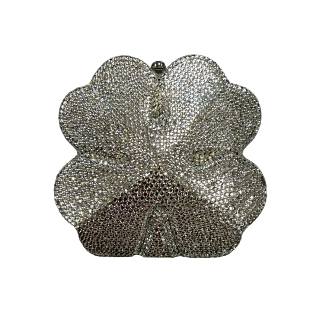 Judith Lieber Crystal Embellished Clover