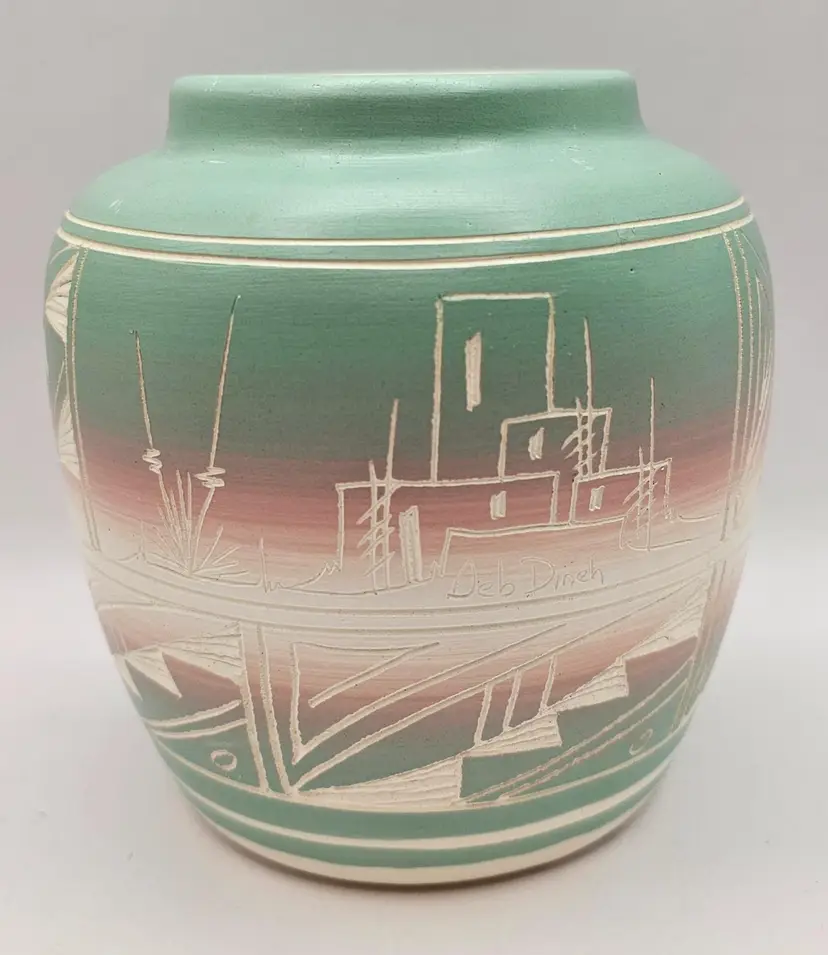 Deb Dinah Native American Pottery Vase