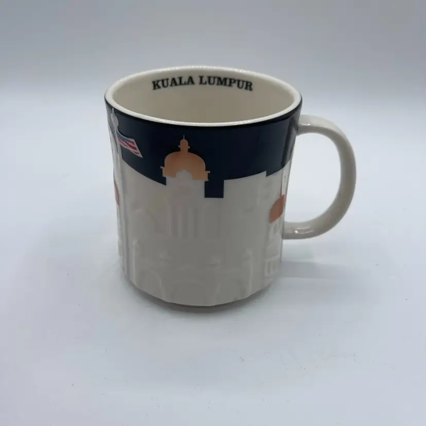 Kuala Lumpur, Malaysia Starbucks Mug 16oz Relief 3D Collector Ceramic