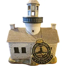 Lefton "Old Point Loma" lighthouse ceramic figure No Power Cord