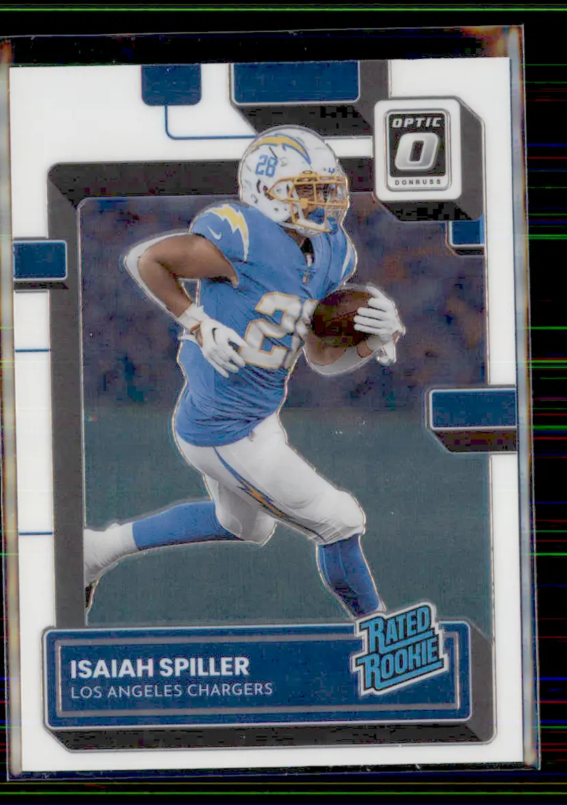Isaiah Spiller 2022 Donruss Optic #216 - Los Angeles Chargers - (130-241)