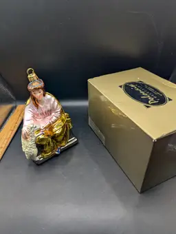 Kurt Adler Polonaise Mercury Glass Nativity Ornament Meekness As Is Repaired