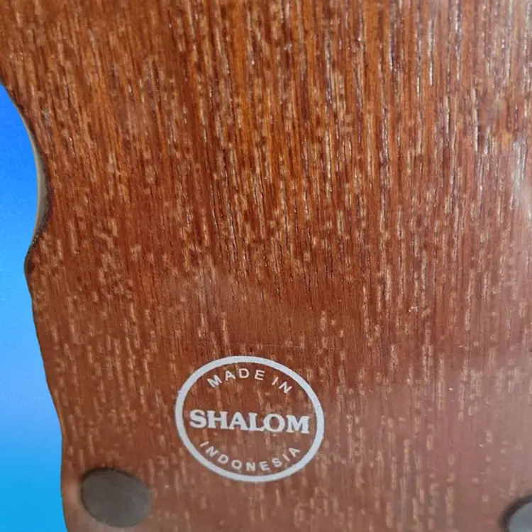 *NEW*Mahogany Carved Wood "God Bless Our Home" Vertical Wall Plaque