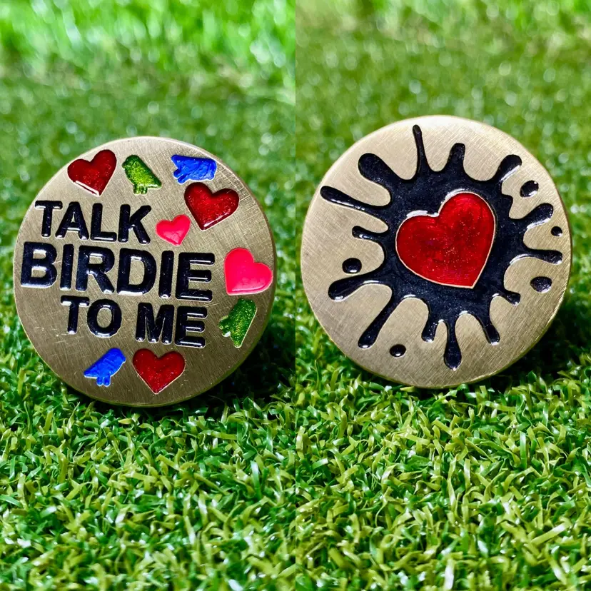 Talk Birdie To Me Custom Ball Marker