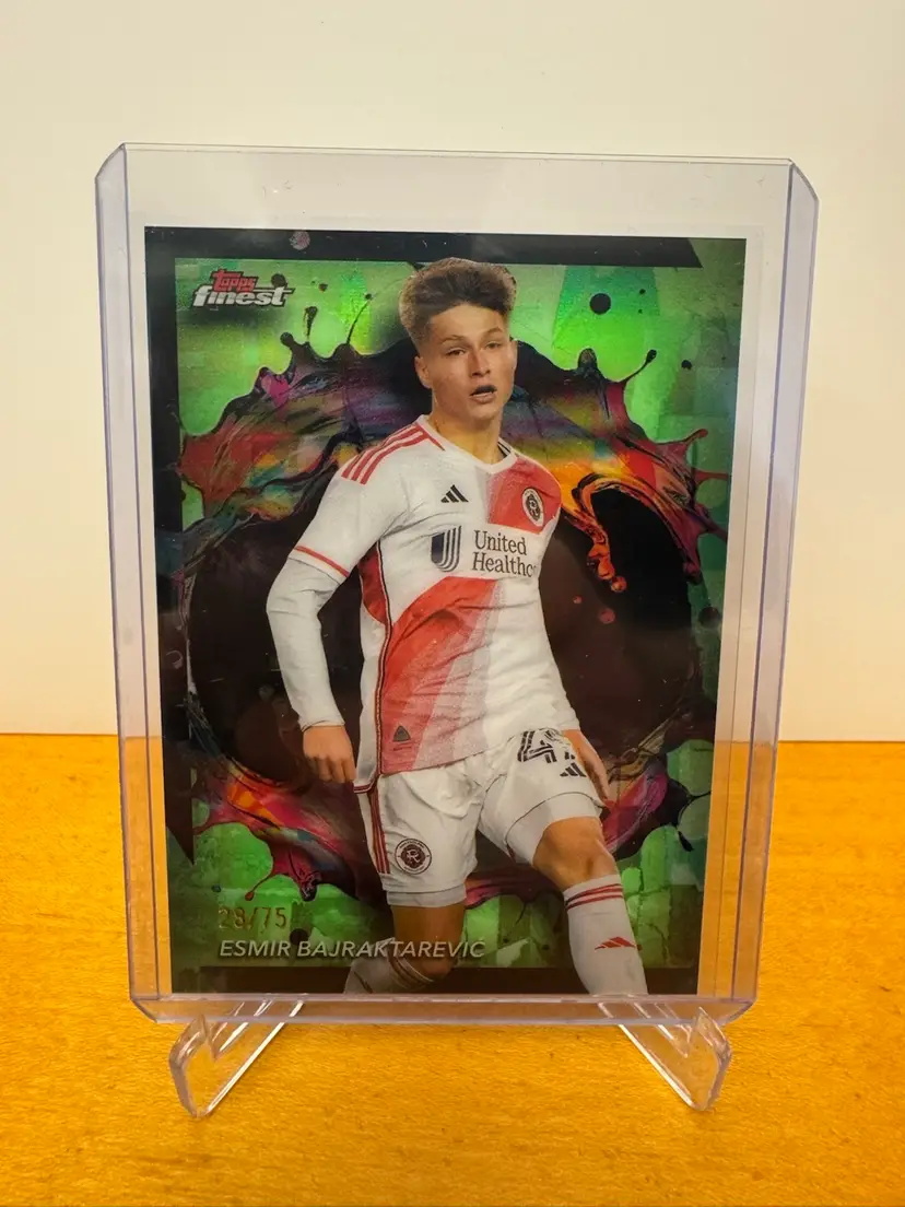 Esmir Bajraktarevic 2024 Topps Finest 23/75 - New England Revolution