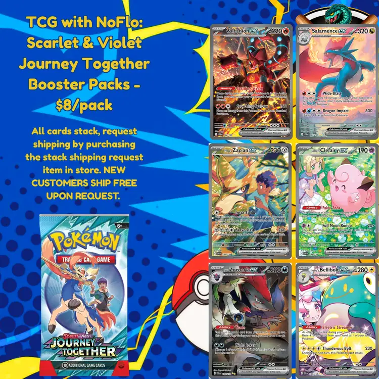 TCG with NoFlo: Scarlet & Violet Journey Together Booster Packs