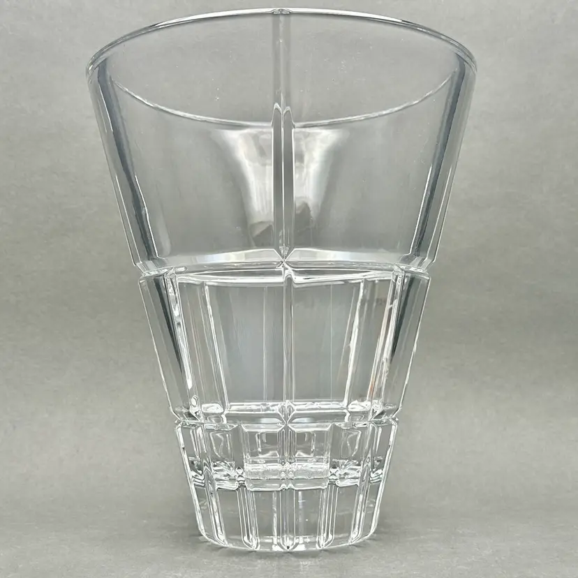 Vintage Rosenthal Classic "Squares" Pattern Crystal Tapered Vase