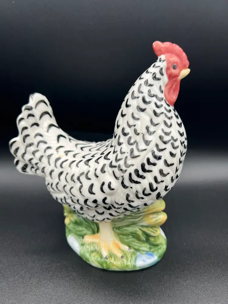 Maybe Fitz And Floyd Black And White Chicken