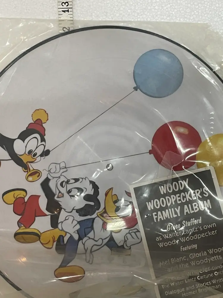 Woody Woodpecker Picture Disc LP – Animation Vinyl Record Vintage Cartoon Rare