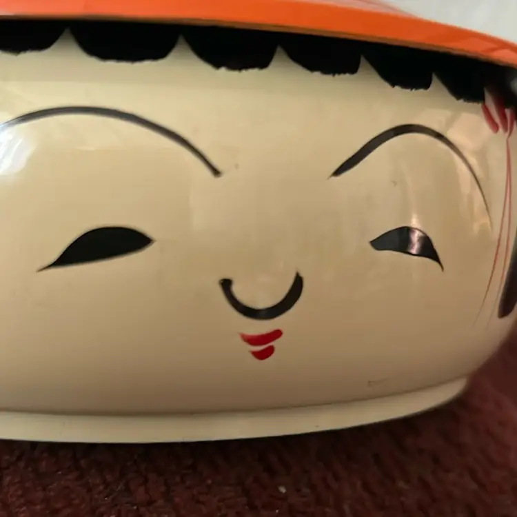 Japanese Plastic Trinket Bowl