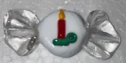 Ultra Rare Vintage Hulet Lampwork Glass Candy 2.5"