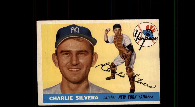 1955 Topps #188 Charlie Silvera - (pk-tl1) - New York Yankees
