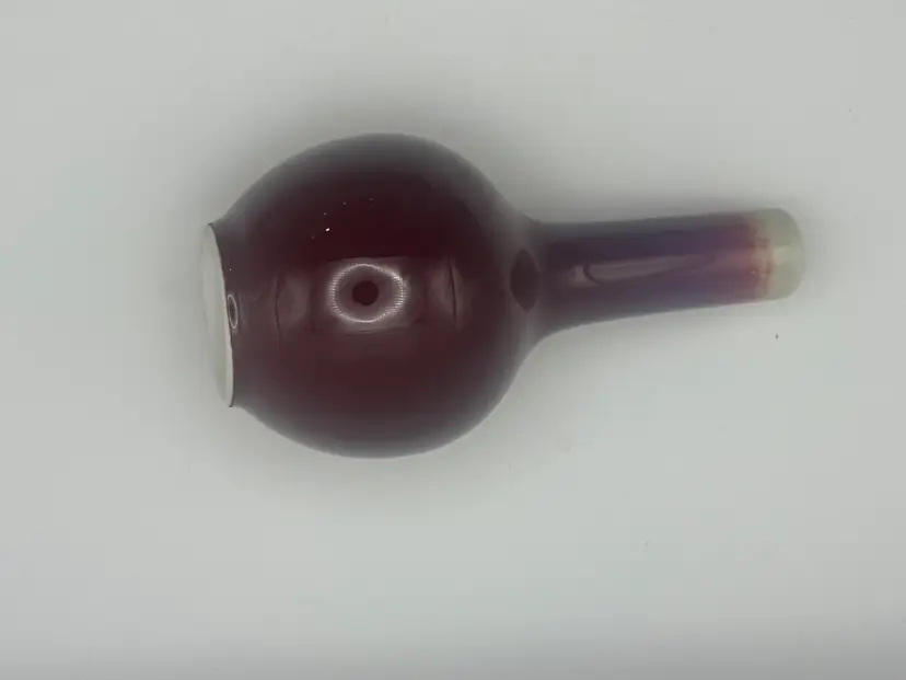 Chinese Sang De Boeuf (Oxblood Glaze) Bud Vase 4.5”