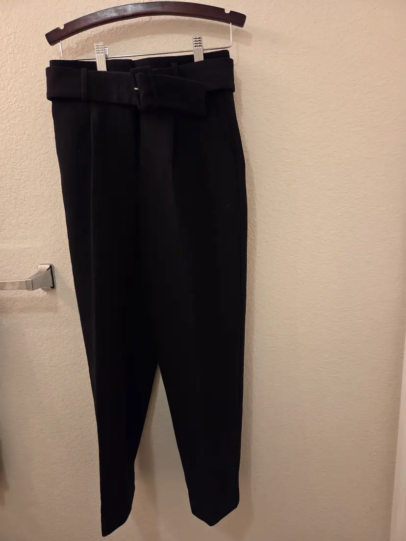 NWT Black 00P Ann Taylor Petite Taper Leg Pants