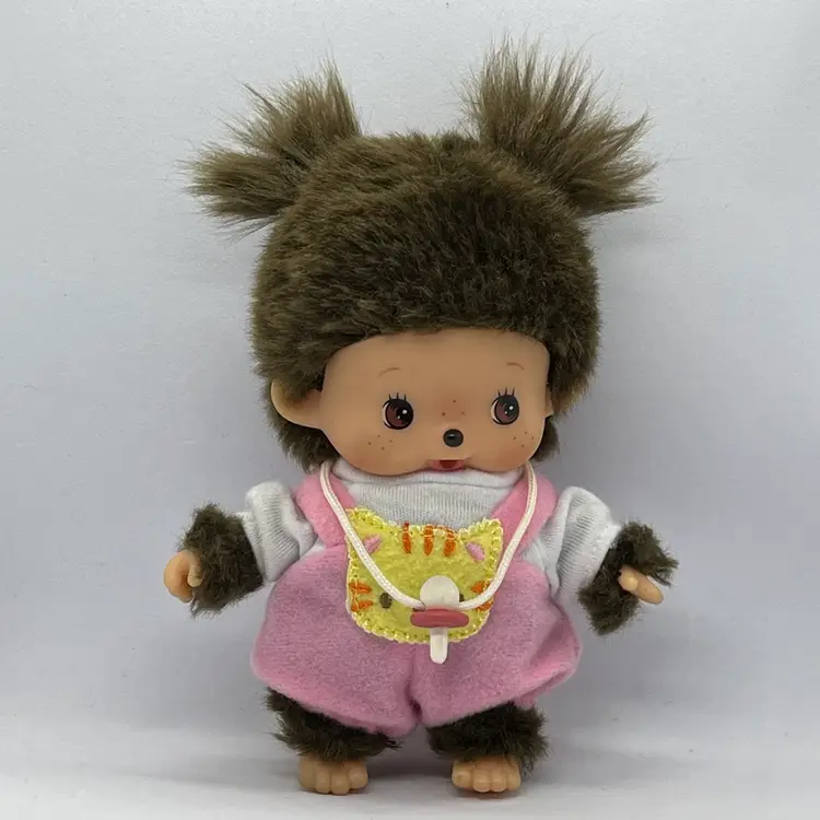 Sekiguchi Monchhichi Bebichhichi pacifier/thumbsucker plush doll