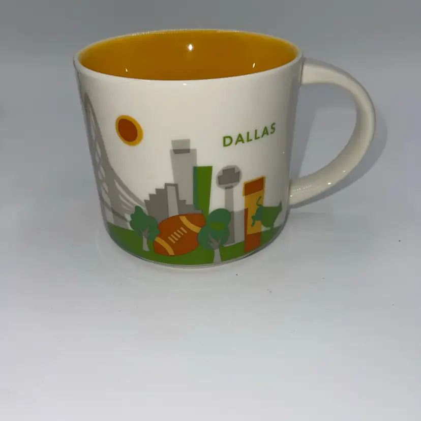 Starbucks Dallas You Are Here Mug NEW No Box 2017