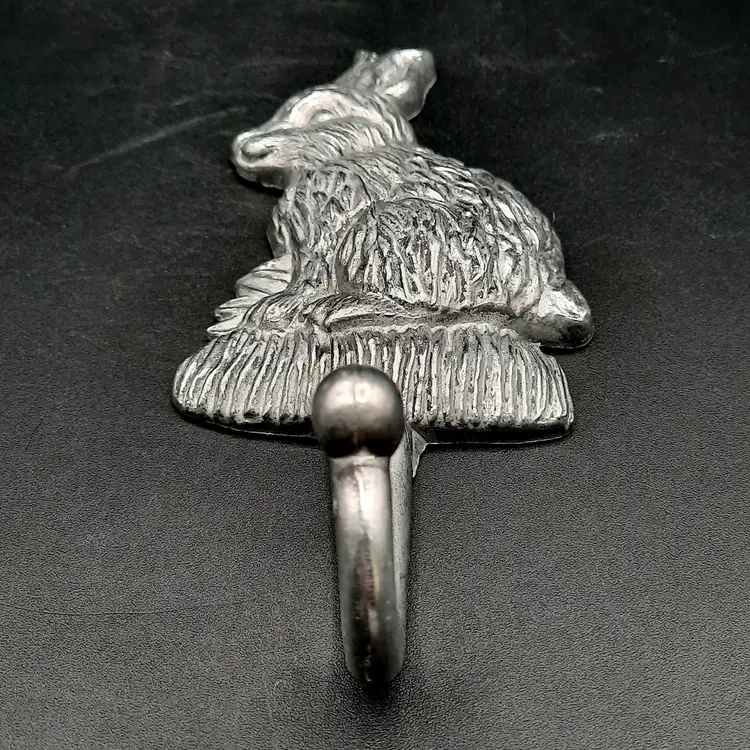 Aluminum Metal Bunny Rabbit Wall Hook