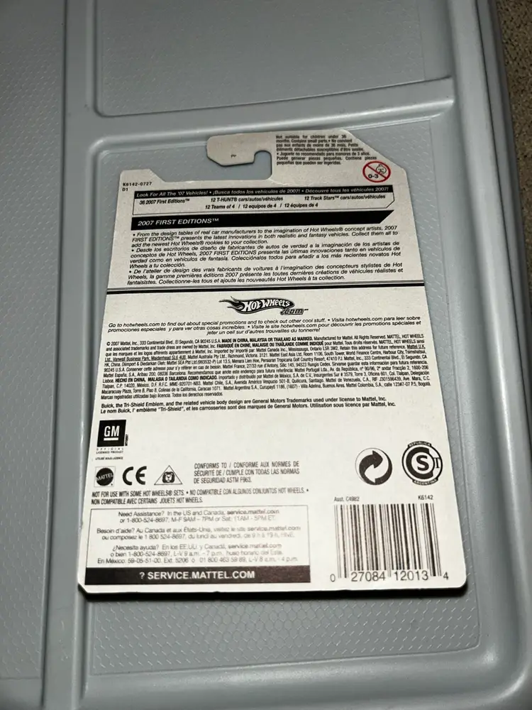 Hot Wheels 2007 New Models Buick Grand National Silver