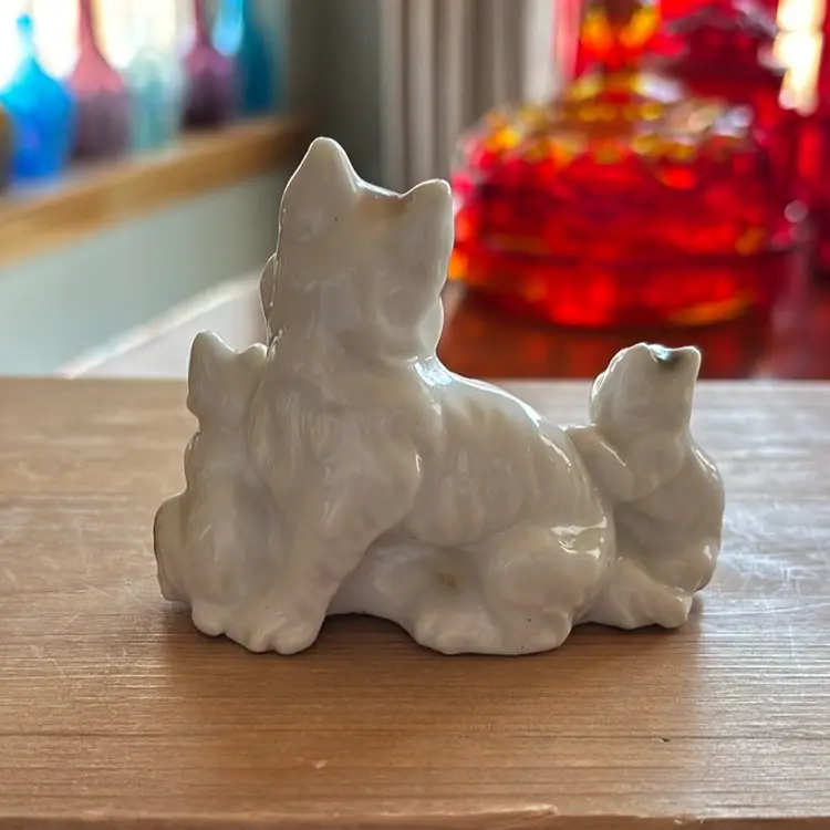 Japan Puppy Family Figurine