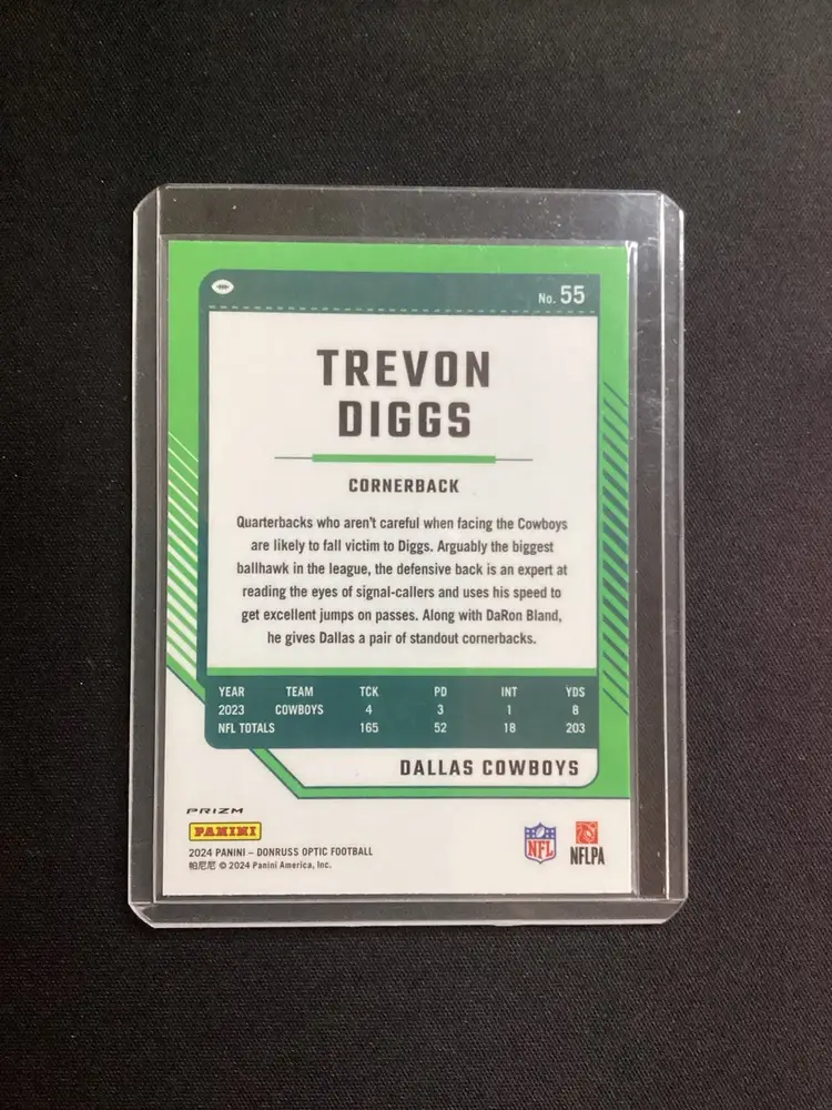 2024 Optic Football - Trevon Diggs #55 Freedom Prizm