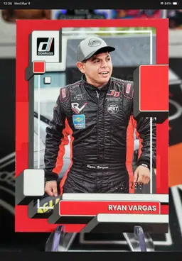 Ryan Vargas 2023 Panini Donruss NASCAR #107 Red /299