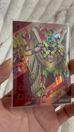 DC COMIC HAWK-MAN DC J5 017 L2 NM COLLECTIBLE TRADING CARD KAYOU