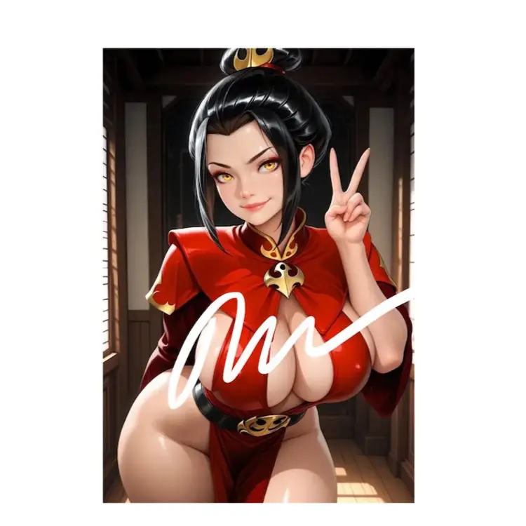 ANIME MANGA WAIFU PHOTO PRINT AZULA FROM AVATAR THE LAST AIRBENDER SERIES 8.5x11