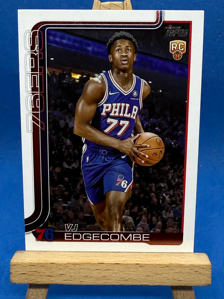 2025-26 Tops VJ Edgecombe RC #203 Philadelphia 76ers