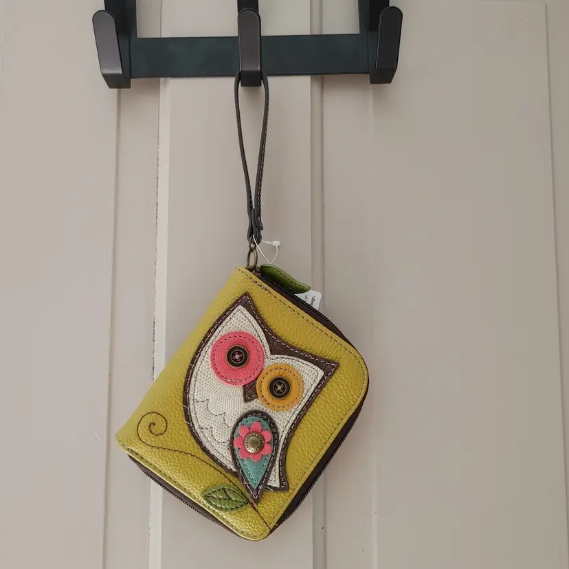 Chala Owl zip around wallet, wristlet. New with tag.