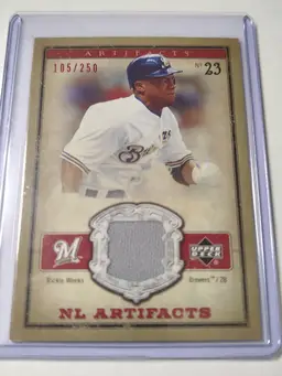 2006 Ricky Weeks Upper Deck #105/250 Patch