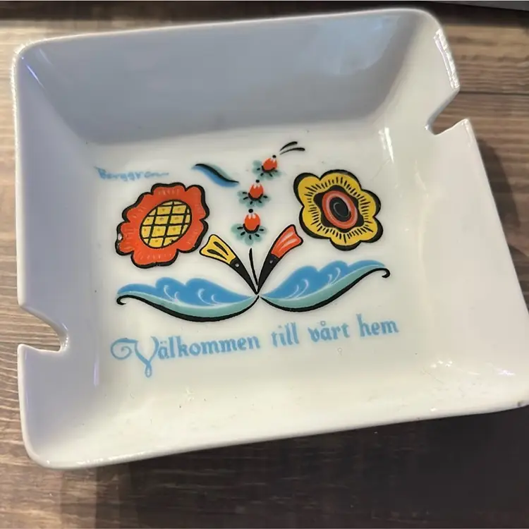 Vintage Berggren ashtray Or Trinket Dish