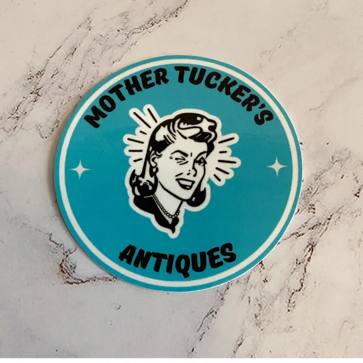 Mother Tuckers Merch Logo Sticker