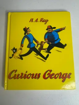 Vintage 1969 Curious George By H. A. Rey Hard Cover