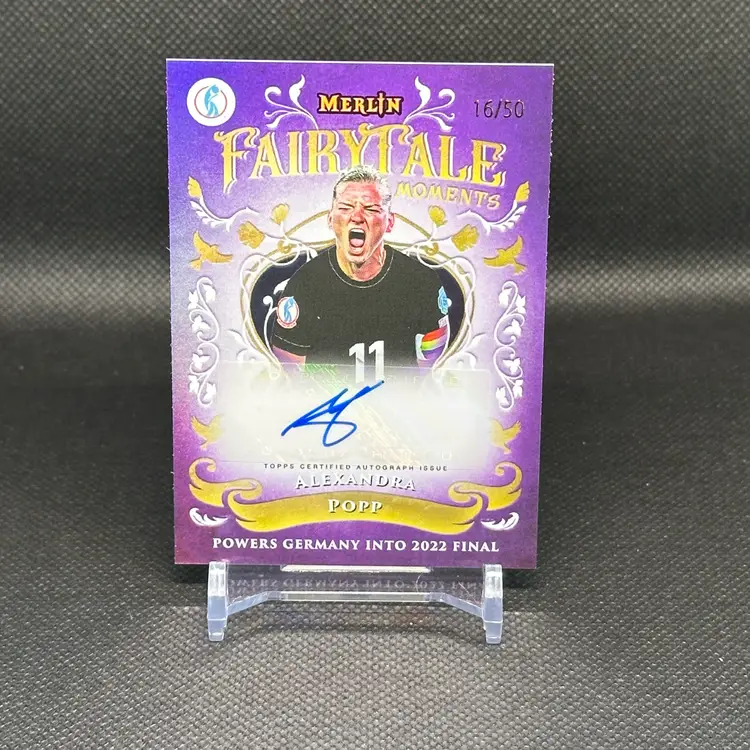 Alexandra Popp Fairytale Auto /50 2025 Topps Merlin Euros Autograph - Germany