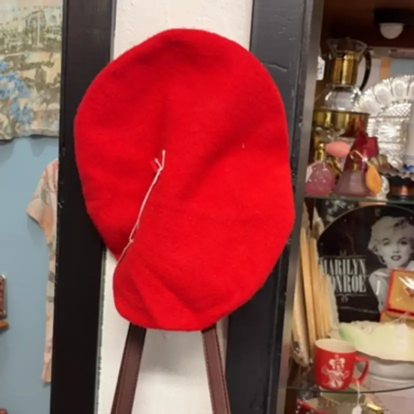 Red Felt Fedora