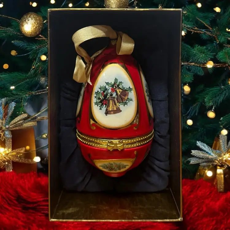 Mr. Christmas Musical Egg Ornament by Valerie Parr Hill