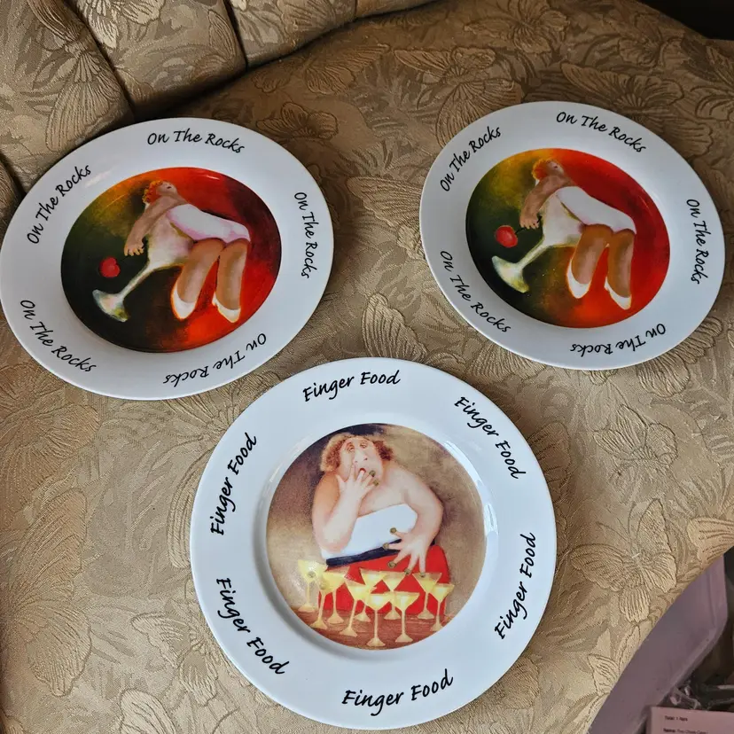 Erika Oller Dessert Plates Set Of 3