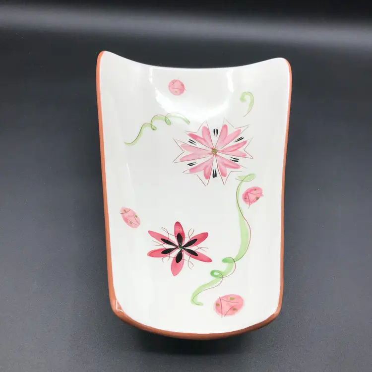 Vintage Stangl Pottery Carnival Large Curved Serving Dish 11" MCM 1955-1978