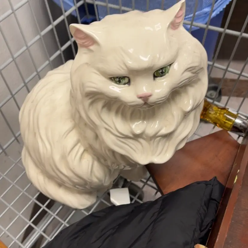 Ceramic Cat Large AS IS