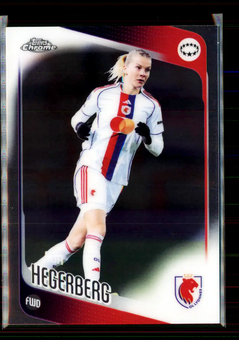 Ada Hegerberg 2025-26 Topps Chrome UEFA Women's Champions League #8 - (145) - Olympique Lyonnais