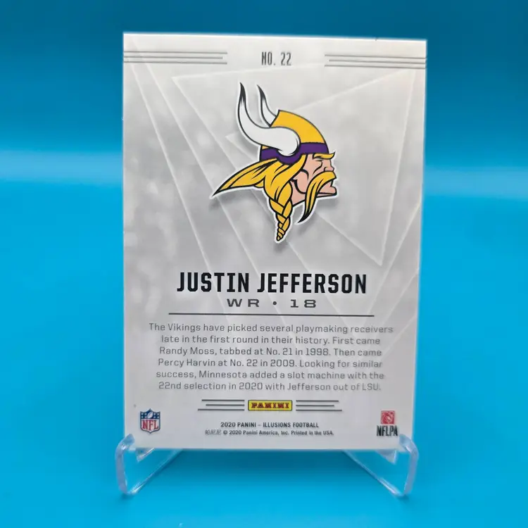 Justin Jefferson 2020 Panini Illusions RC Minnesota Vikings