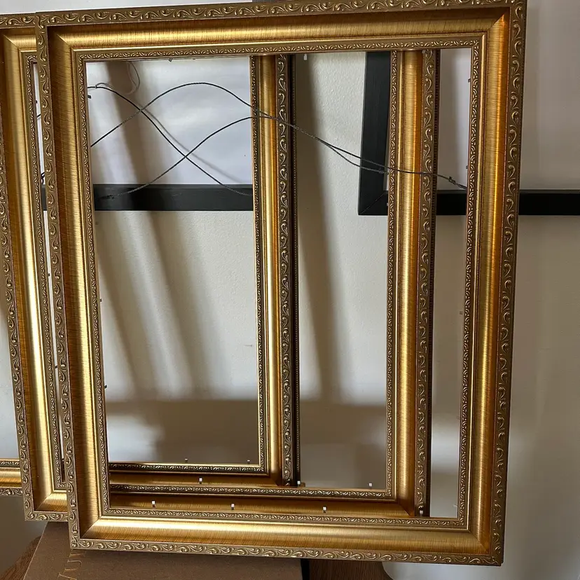 Vintage Ornate Gold Frames Set/2