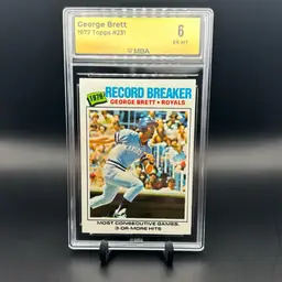 1977 Topps George Brett MBA 6