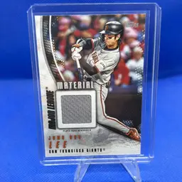 Jung Hoo Lee 2025 Topps Major League Material Patch San Francisco Giants