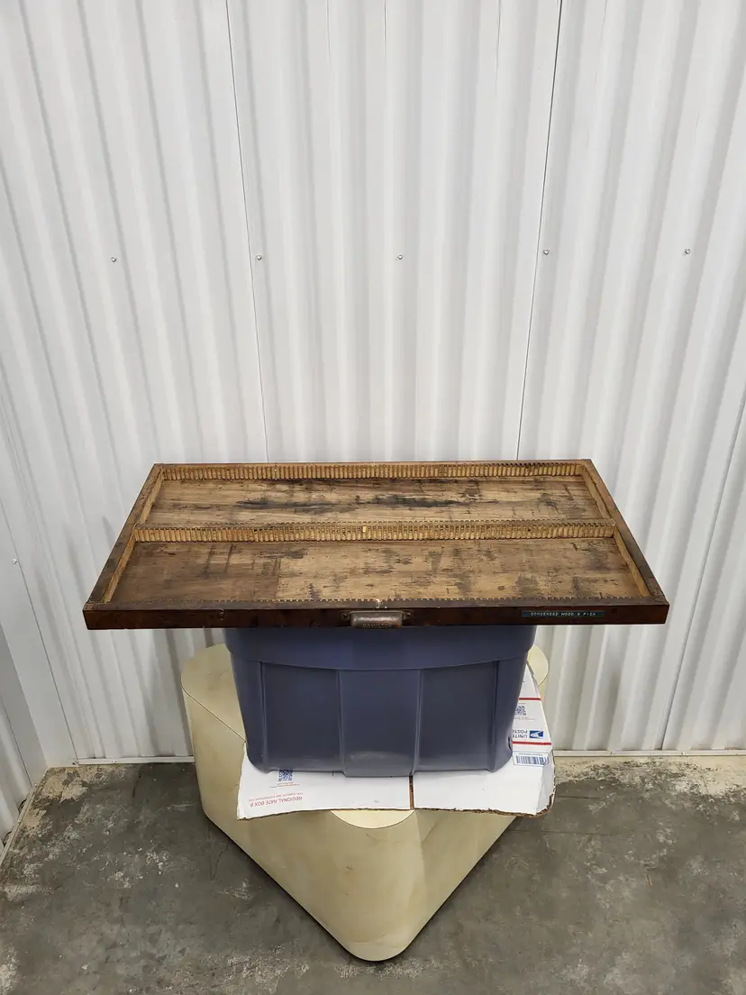 Hamilton Oak Wood Printer Drawer Type Letterpress Set Case Shadow Box