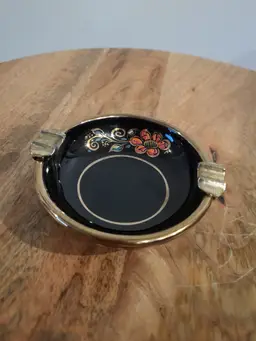 Vintage Ashtray Treasure Island Casino and Bingo Clear Glass