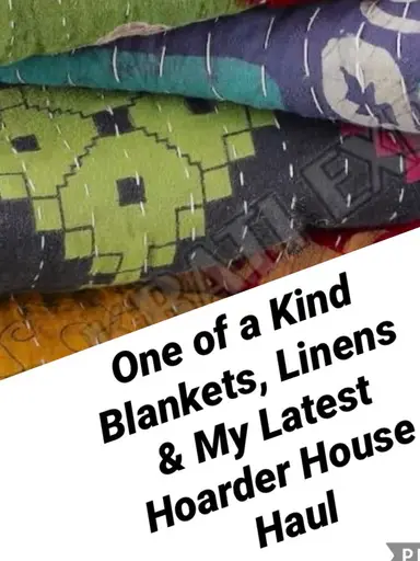 One Of A Kind Blankets, Linens & My Newest Hoarder 🏡 House Haul!! 